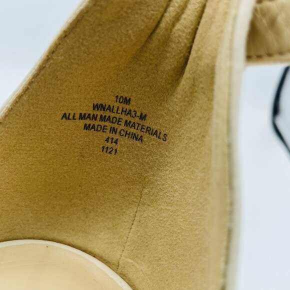 Nine West Shoes Womens Size 10 M White Braid Ankle Strap High Heels Sandals - Picture 10 of 11